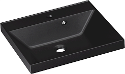 Style Line Мебель для ванной с кварцевой раковиной антрацит Батлер 50 серая Люкс антискрейтч Plus – фотография-9